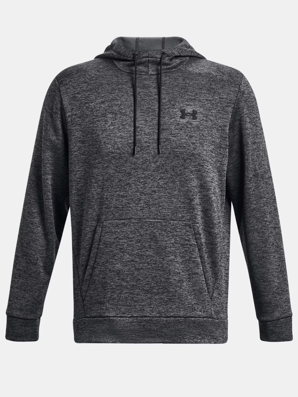 Men’s Under Armour Fleece Twist Hooded Sweatshirt in Black/Orange-inlet XL - Picture 7 of 8